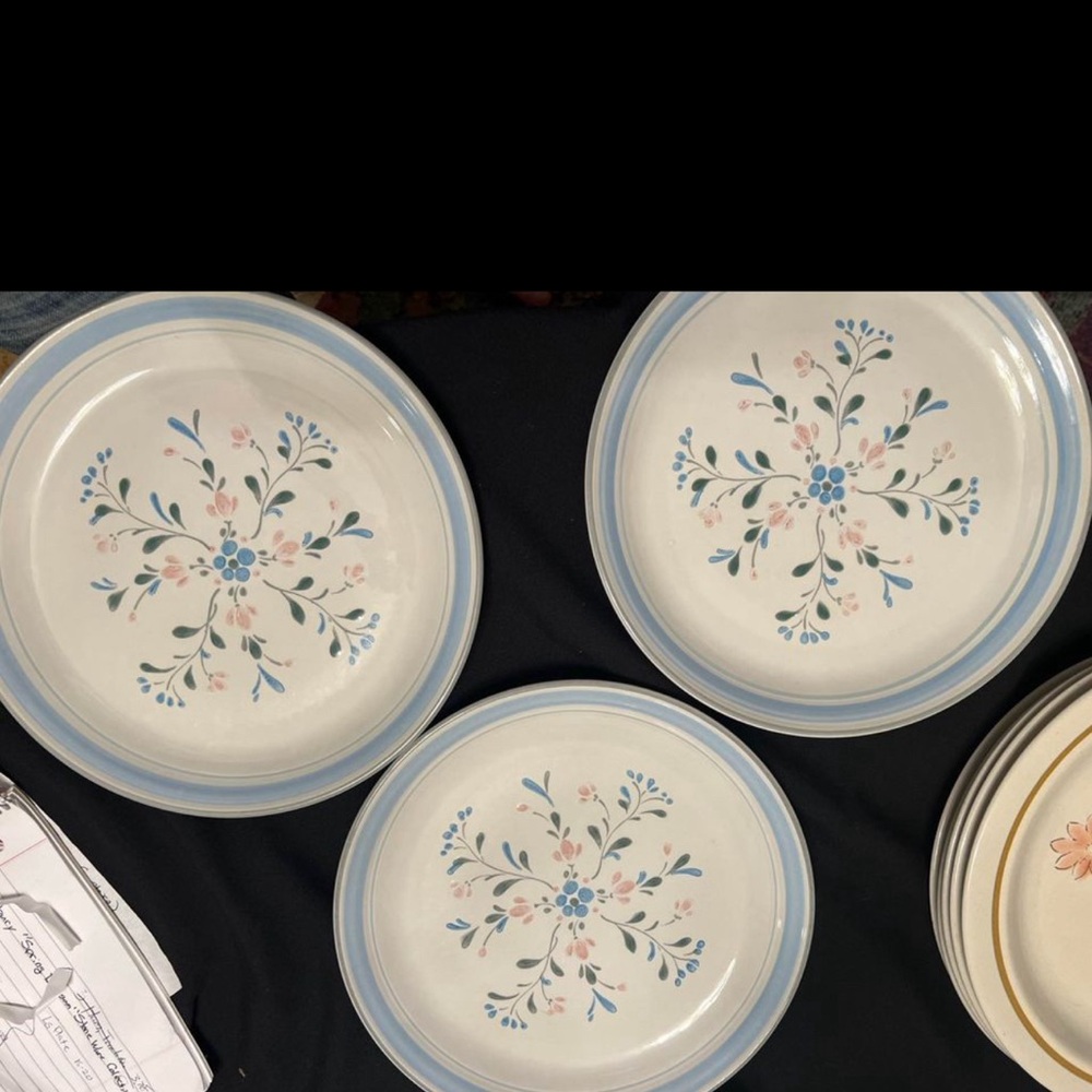 Fascino stoneware 3pc plates